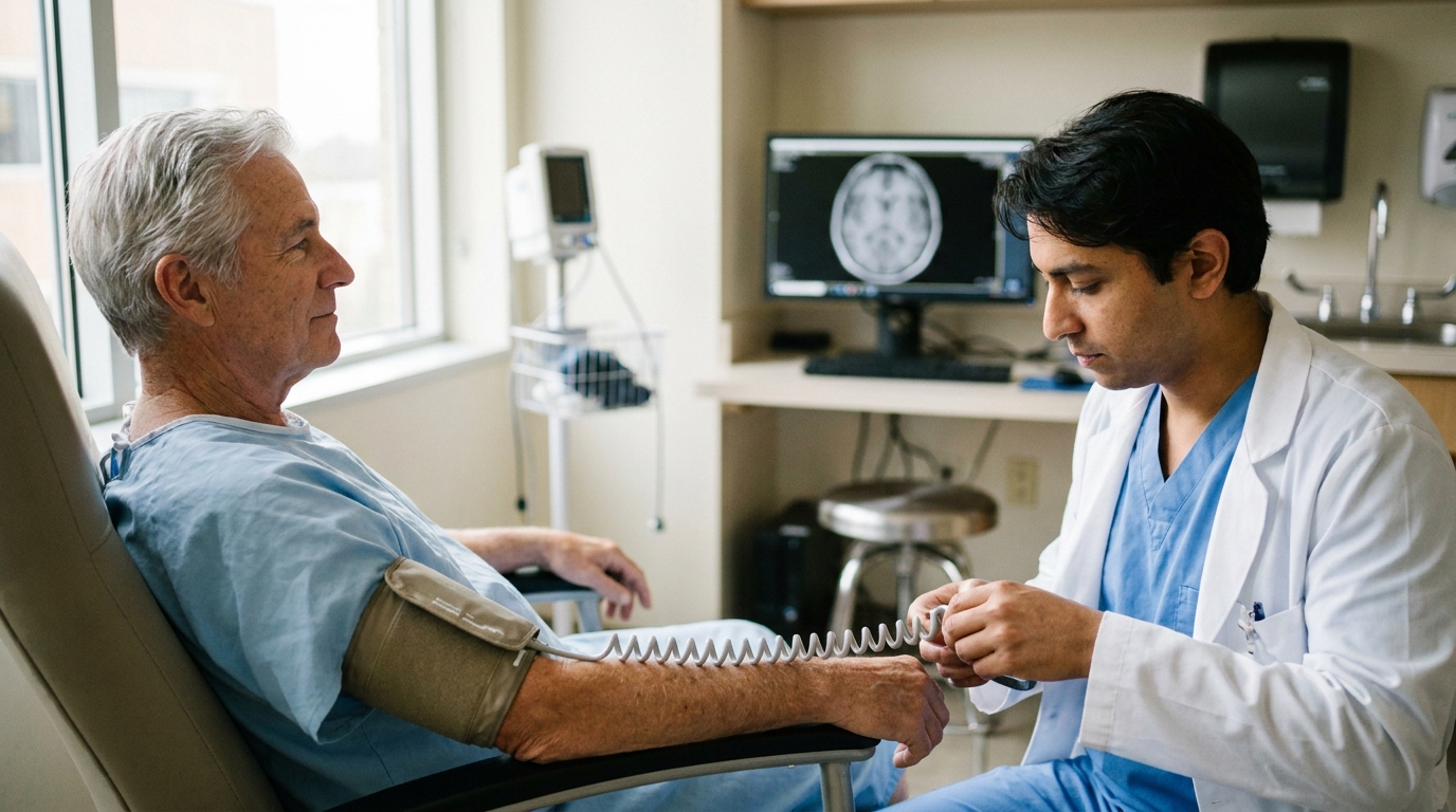 24-Hour Blood Pressure Variability Linked to Cognitive Decline and Brain Aging