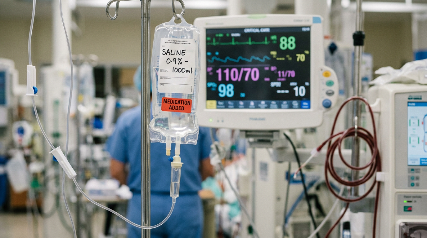 Bicarbonate Reduces Renal Replacement Therapy in Critically Ill Adults