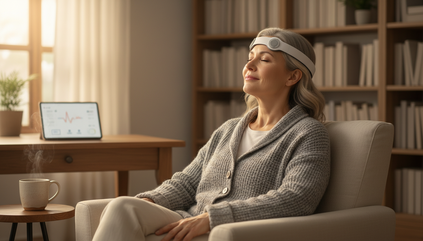 Home-Based Prefrontal Cortex Stimulation Reduces Subjective Stress Appraisal