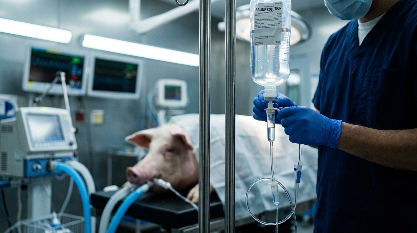 Intravenous NAD+ Reduces Post-Resuscitation Lung Injury in Swine Model