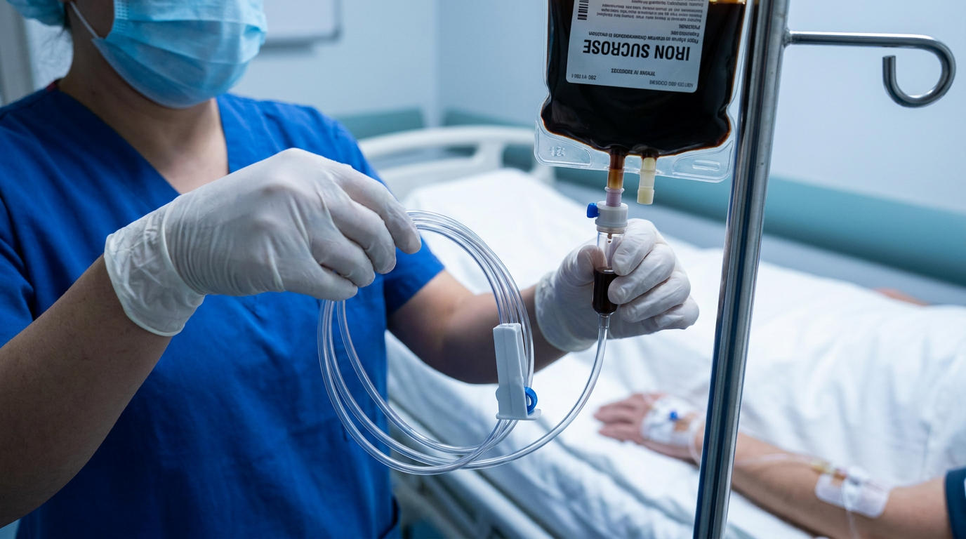 IV Iron Linked to Improved Survival, Anemia Recovery in Acute Infection