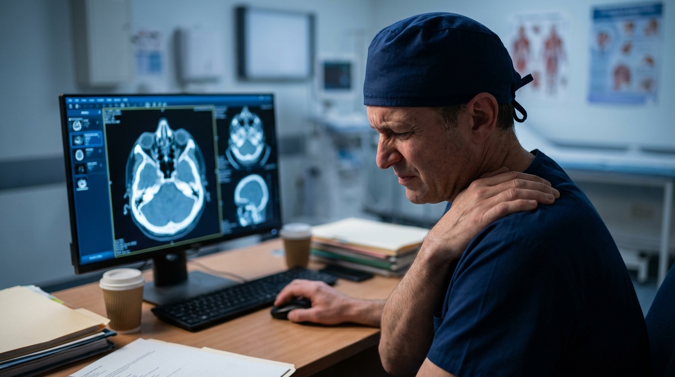 Otolaryngology Surgeons Face High Ergonomic Risk and Pain During Routine Cases