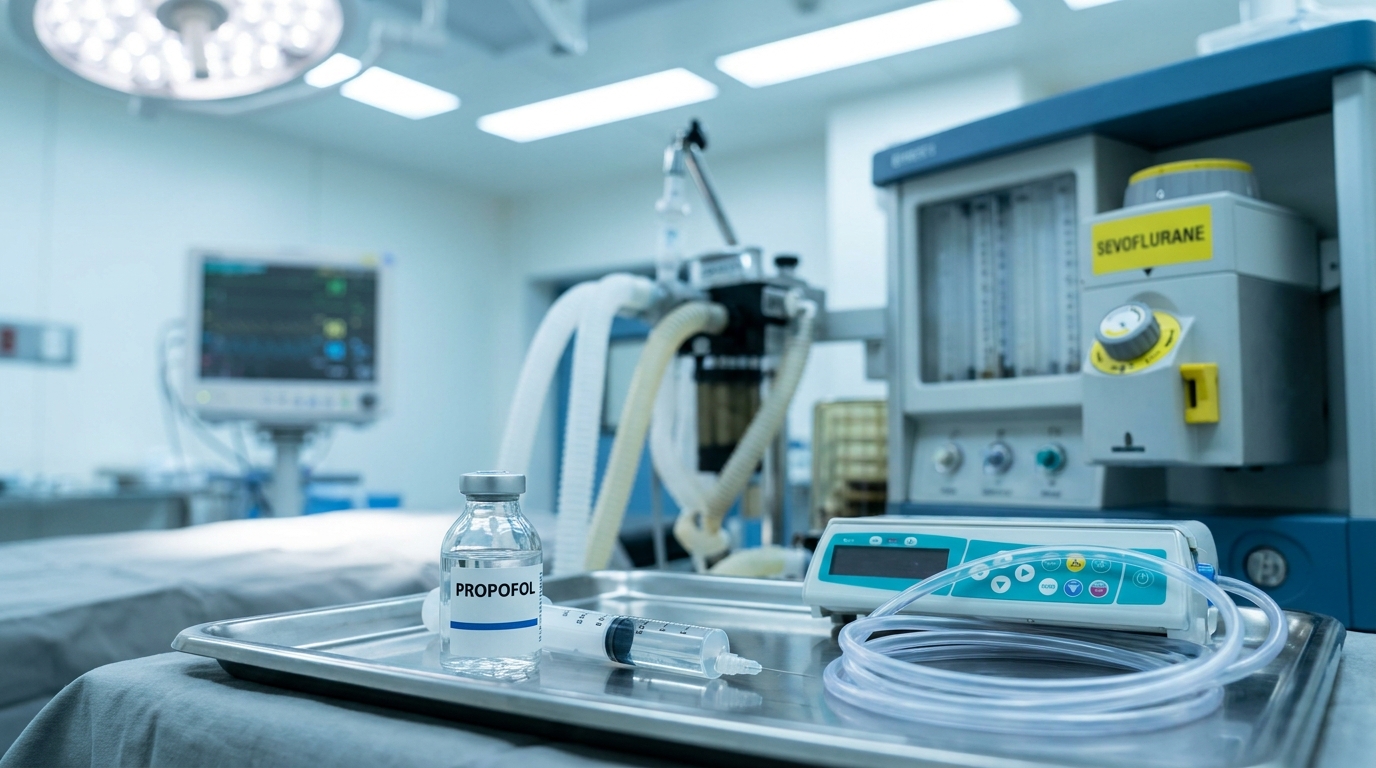 Propofol Reduces Long-Term Water Contamination Compared to Sevoflurane